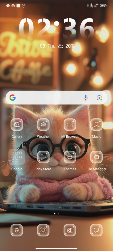 Glasses Kitten screenshot