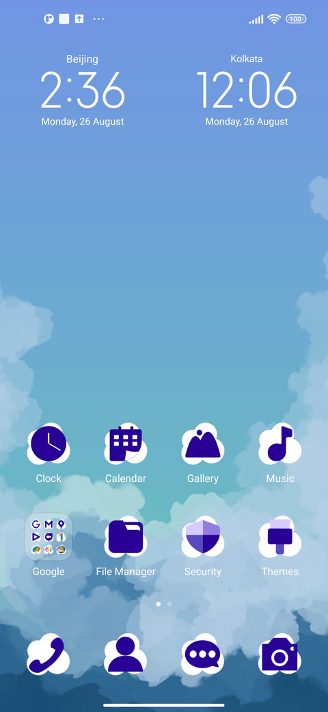 Cloud time screenshot