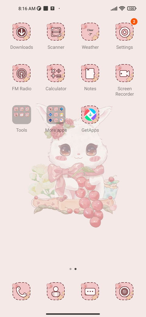 Rabbit+blessings screenshot