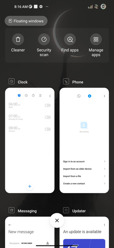 Dark screenshot