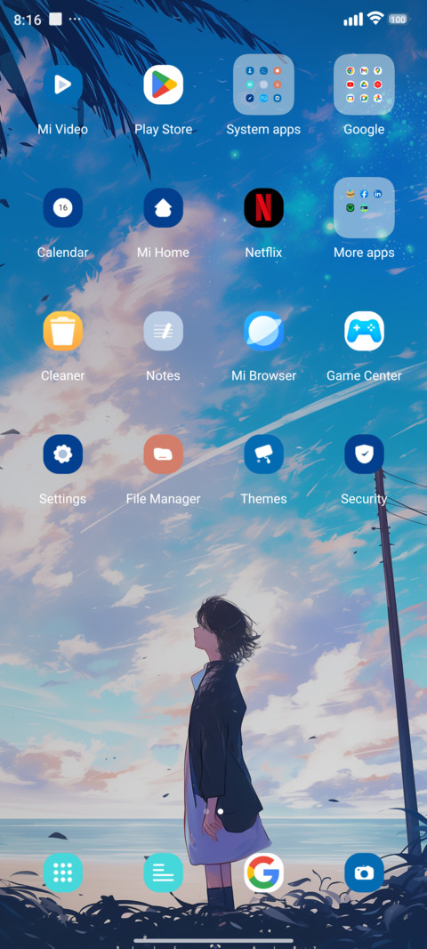 Simple sea screenshot