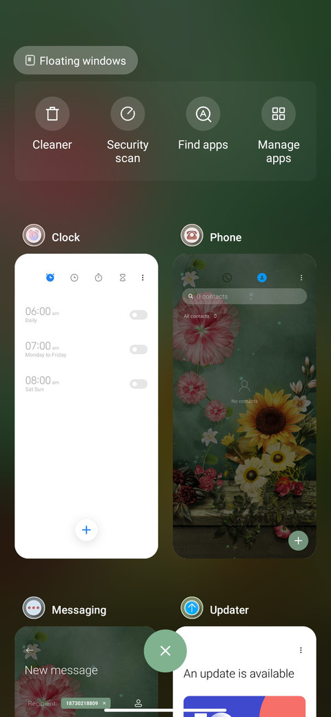 Spring flowers screenshot