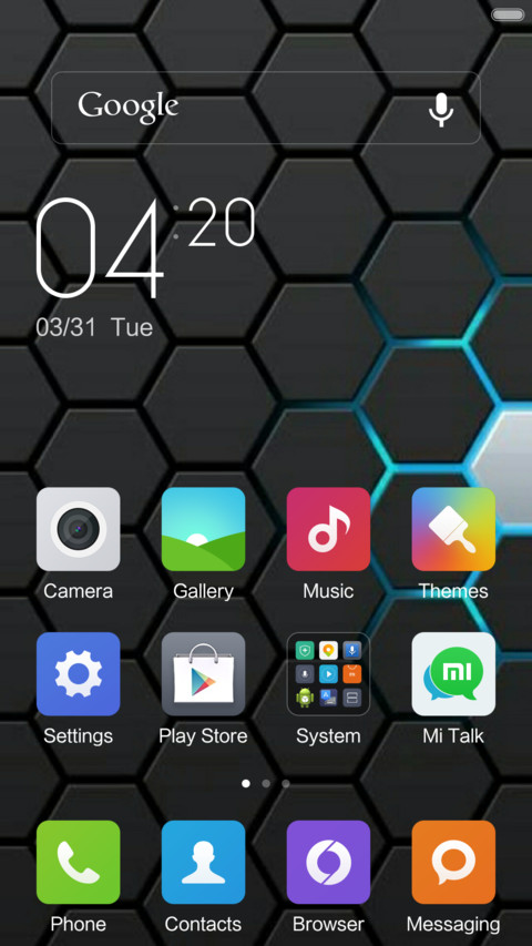 Xiaomi Personal Theme screenshot