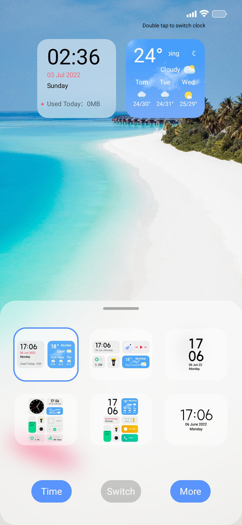 Refresh UI screenshot