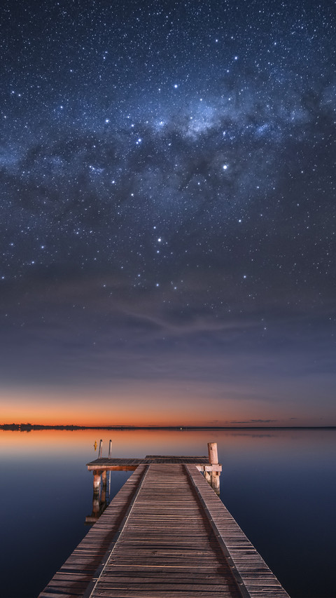 Stars at Lake Night screenshot