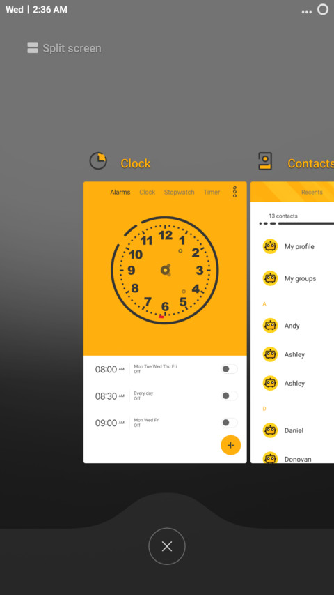 Yellow screenshot