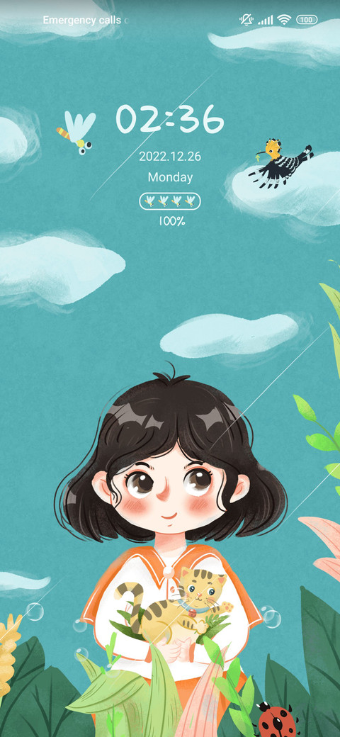 Dynamic green girl screenshot