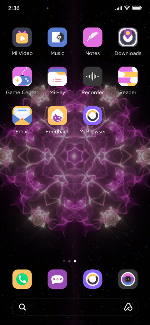 Neon kaleidoscope screenshot