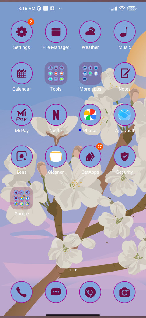 cherry sunrise screenshot