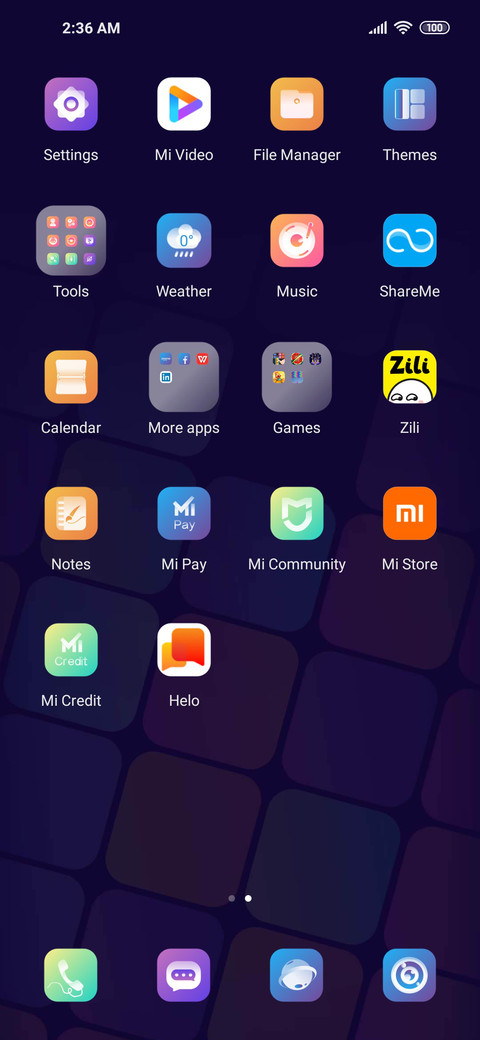 Shining color screenshot