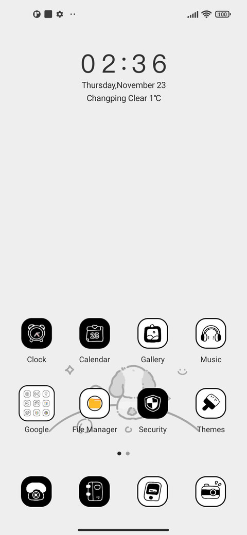 Black and white  screenshot