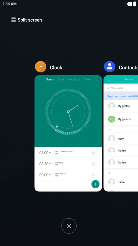 Android O screenshot