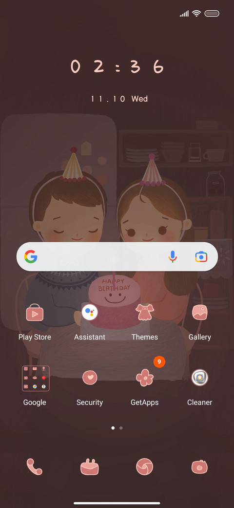 Birthday night screenshot