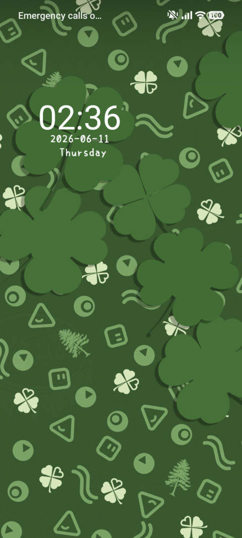 Lucky green clover screenshot