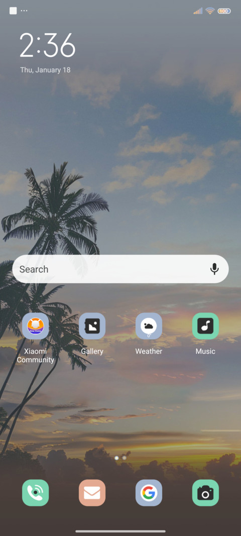 Sunset beach screenshot