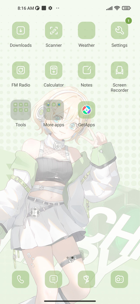 Electronic girl screenshot