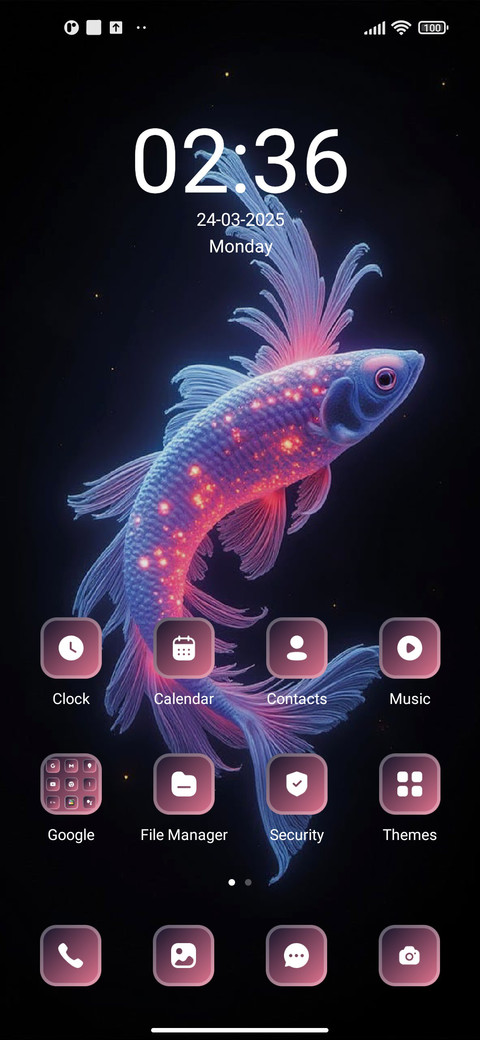 Glowing Fish screenshot