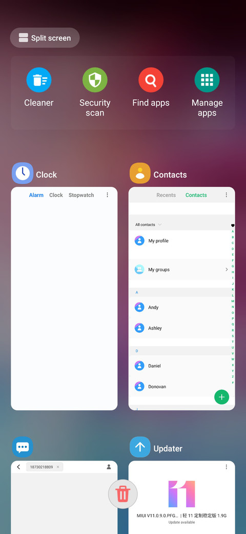 One UI screenshot