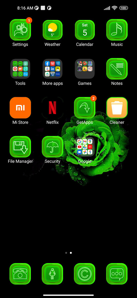 Green Rose screenshot