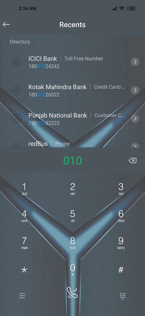 Mechanical blue screenshot