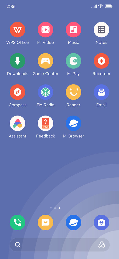 Simple gradient screenshot