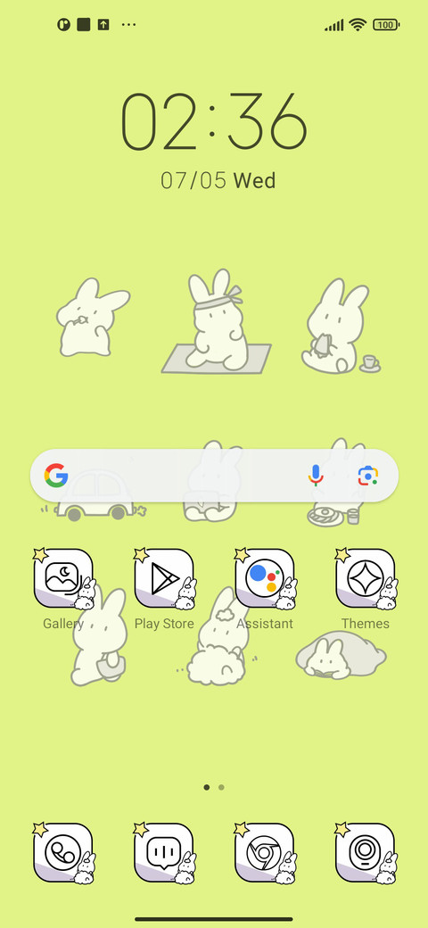 Rabbit paper daily screenshot