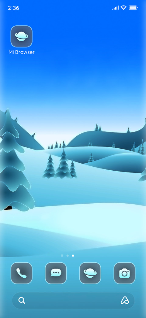 ice landscape screenshot