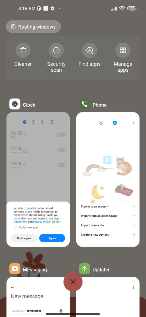 Dynamic stickers screenshot