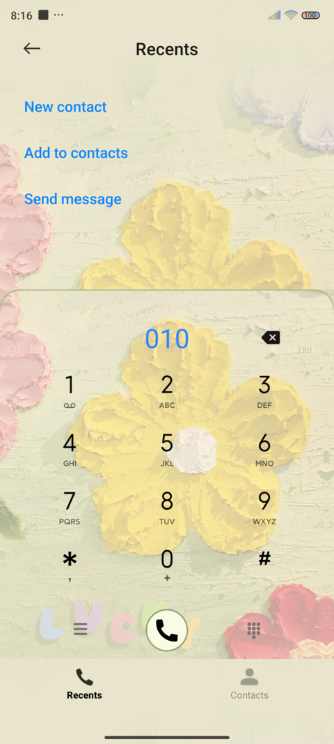 Canvas flower screenshot