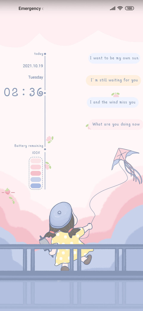 Kite in hand screenshot