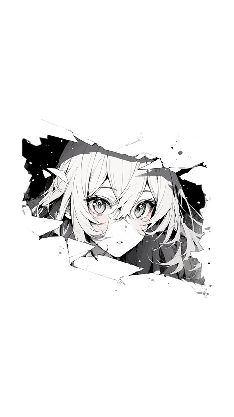 Anime girl cut screenshot