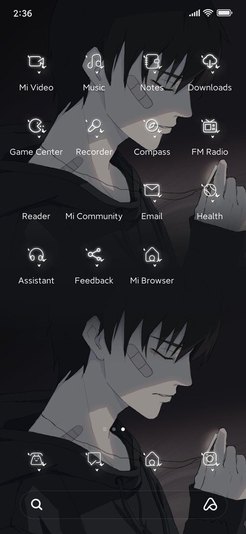 Male side face screenshot