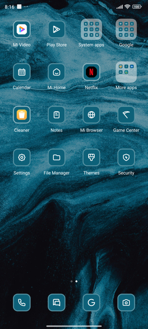 Dark Liquid screenshot