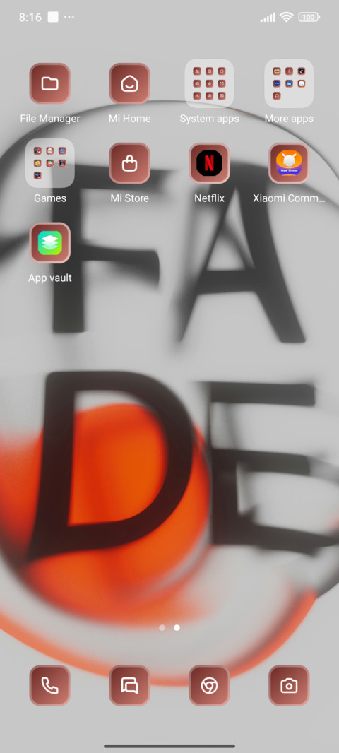 Fade screenshot