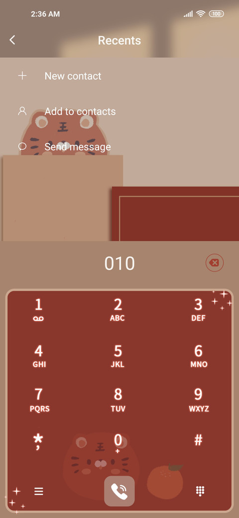 New year sticker screenshot