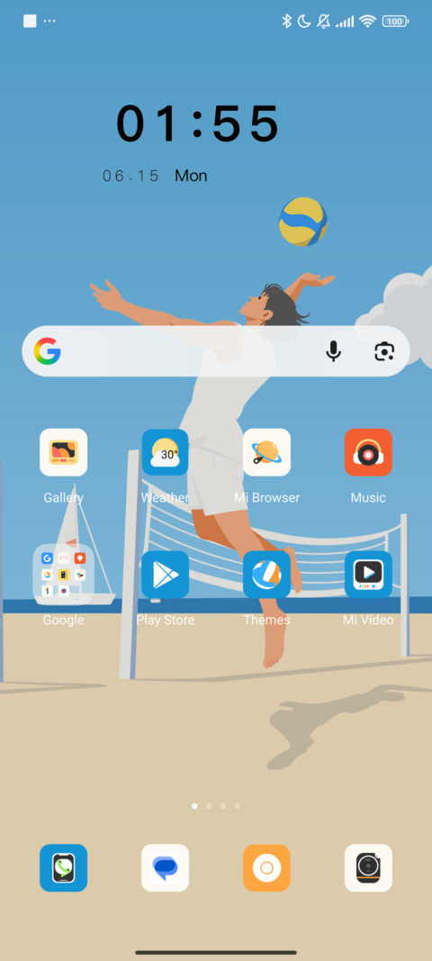 Beach volleyball screenshot