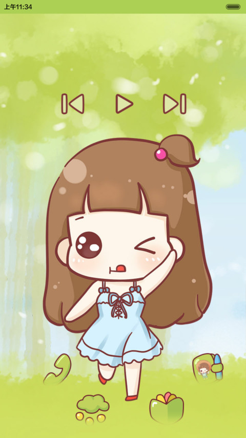 hatty的泡沫之夏（五锁屏，音乐界面，自由桌面） screenshot