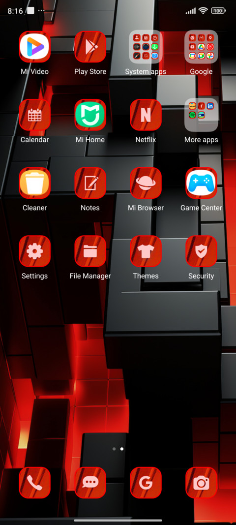 abstract red screenshot