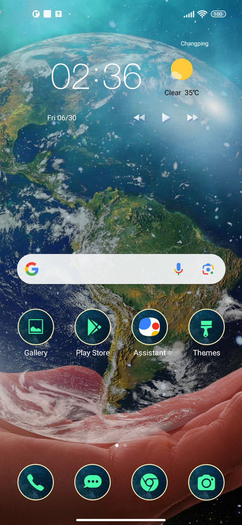 earth globe screenshot