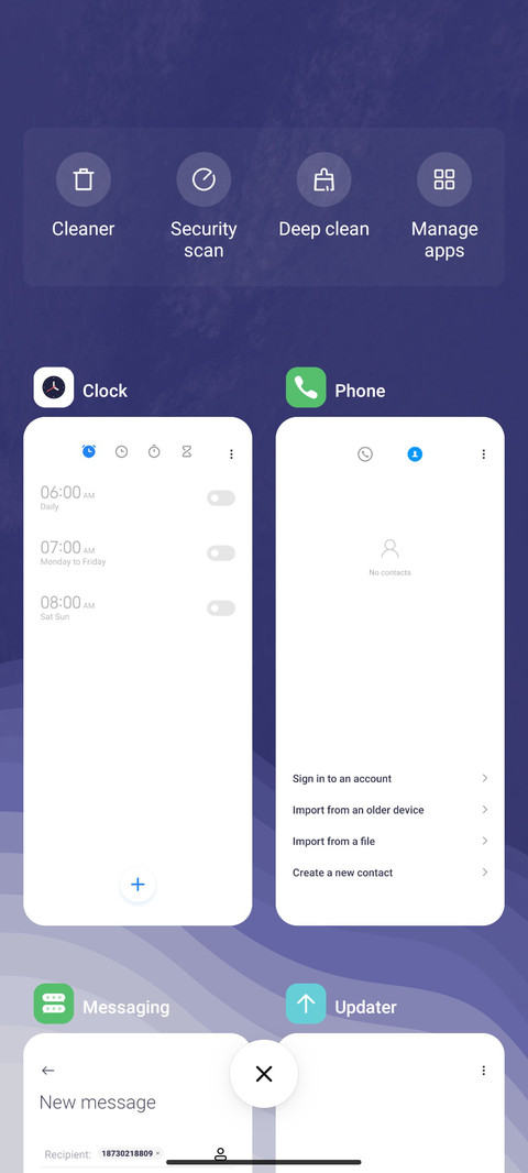 Geometric wave screenshot