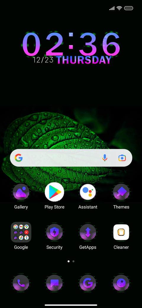 Rain Leaf screenshot