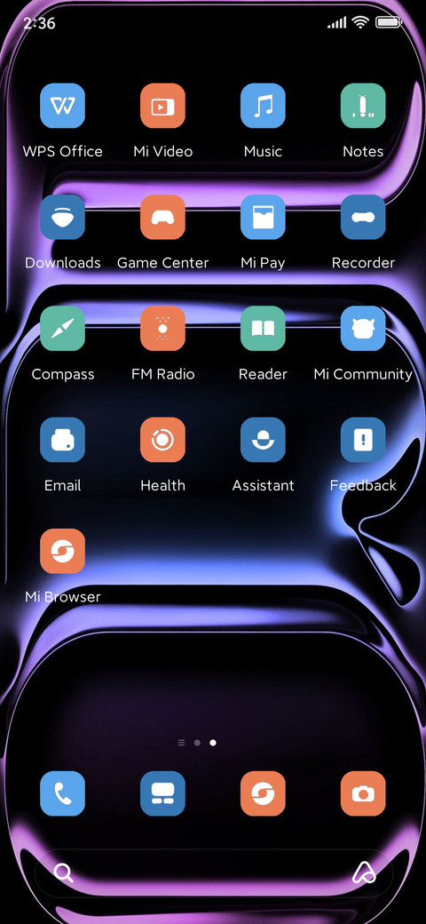 Dark OS26 screenshot