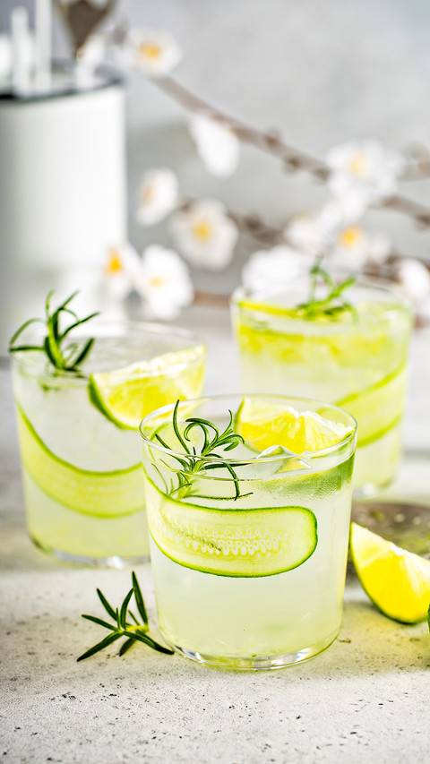 Cucumber gin gimlet cold and refreshing spring cocktails screenshot