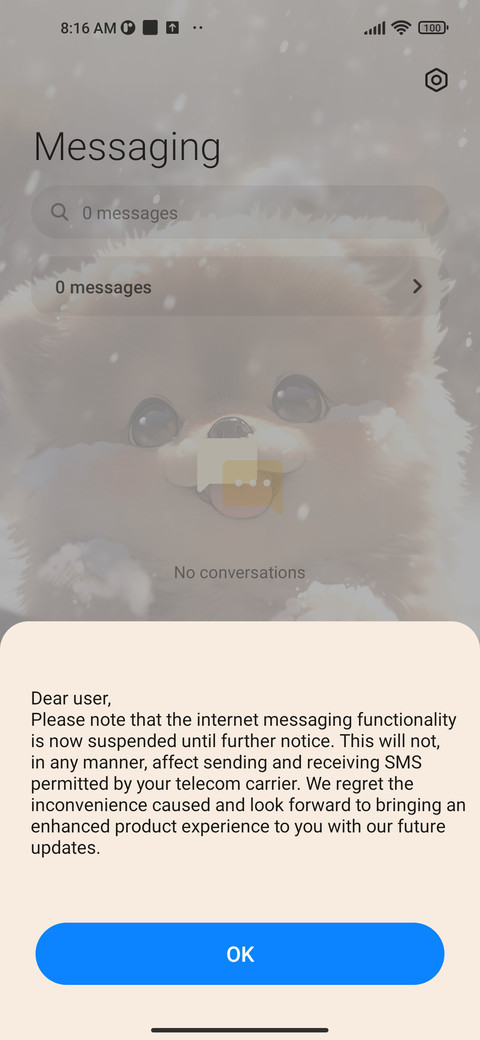 Smiling puppy screenshot