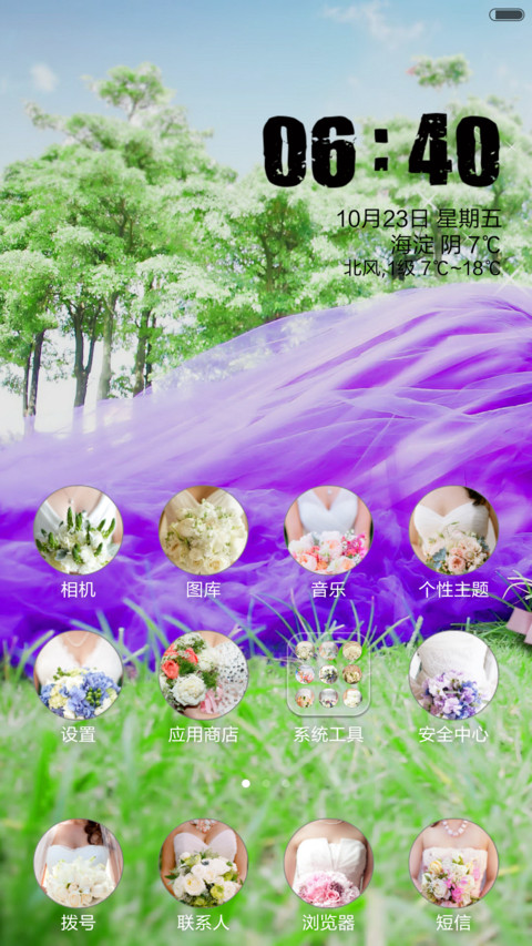 执子之手 与子偕老(全图标+密码锁) screenshot