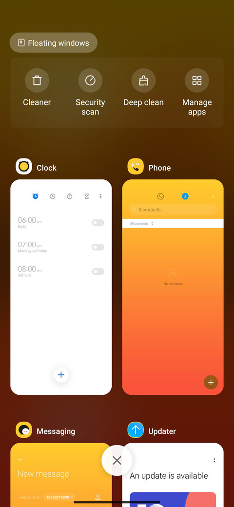 sunset dusk screenshot
