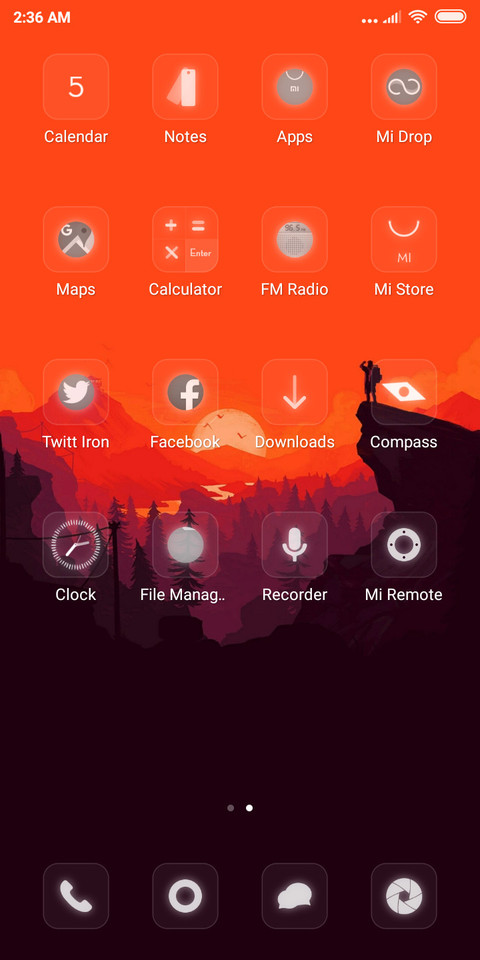 Dark Orange screenshot