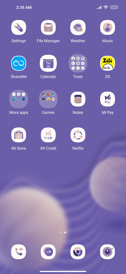 Elegant flower screenshot