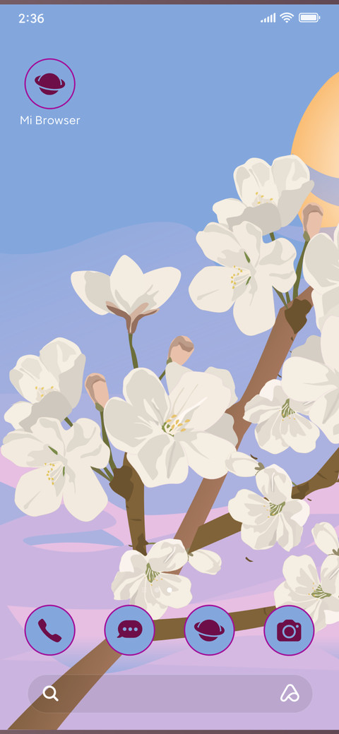 cherry sunrise screenshot