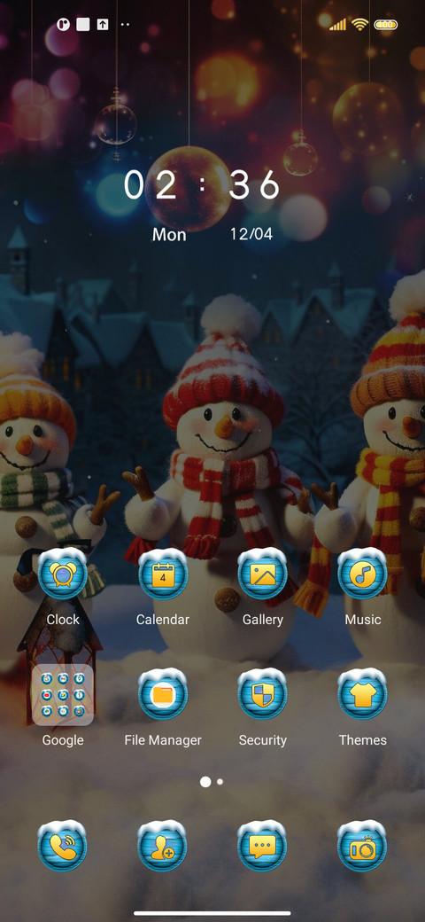 Christmas village screenshot
